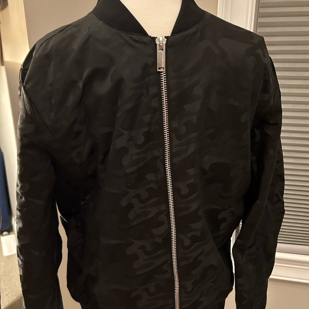 Men's black Karl Largerfeld  jacket.